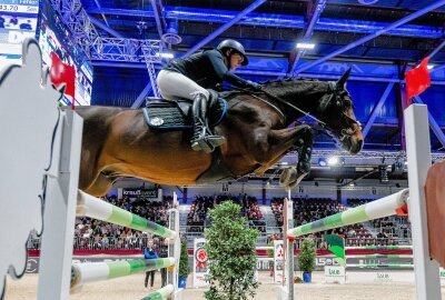 Drei Tage hochkarätiger Reitsport in der Chemnitzer Messe - Am Wochenende findet in der Chemnitzer Messe der Große Preis statt. Foto: Kristin Schmidt