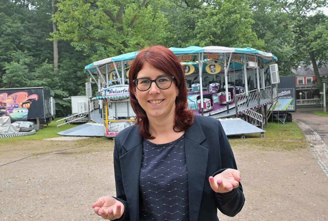 Drei Tage Parkfest in Wildenfels - Seitens der Stadt Wildenfels zeichnet sich Cassandra Neubert verantwortlich für die Organisation des Parkfestes. Foto: Ralf Wendland