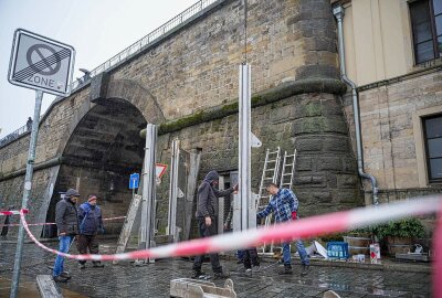 Dresden macht dicht: Altstadt mit Flutschutztoren vor Hochwasser geschützt - Auch Dresden schützt sich vor dem Hochwasser. Foto: xcitepress/Finn Becker