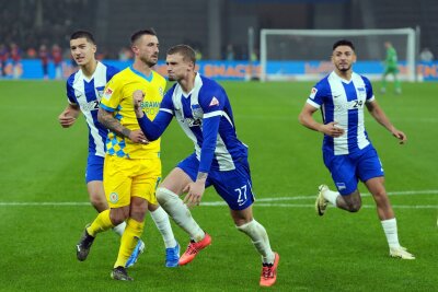 "Ein bisschen dummes Foul": Hertha wendet Heimspielkrise ab - Michael Cuisance erzielte den Ausgleich für Hertha.