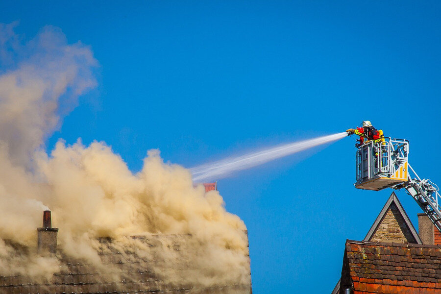 Feuerwehreinsatz Wohnhausbrand 