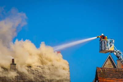 Feuerwehreinsatz Wohnhausbrand 