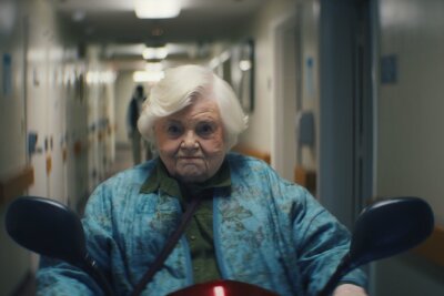 Eine "Hommage an die Literatur" auf der großen Leinwand: Das sind die Kino-Highlights der Woche - Eine Oma, mit der man sich besser nicht anlegt: June Squibb, 94 Jahre alt, spielt die Titelrolle in "Thelma - Rache war nie süßer".