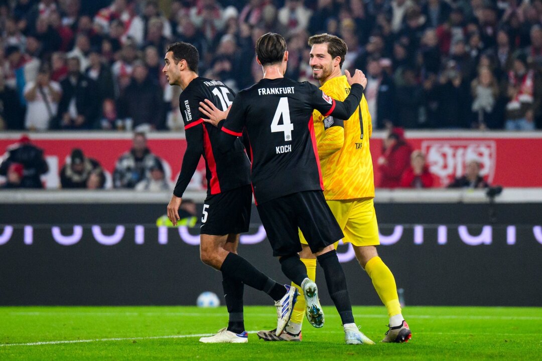 Eintracht-Sieg in Stuttgart mit Zitter-Schlussphase - Die Eintracht kann sich nach dem gehaltenen Strafstoß bei Kevin Trapp bedanken.