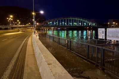 In Ústí nad Labem an der Elbe ist der Pegel bereits 6, 83 Meter hoch. Foto: Daniel Unger