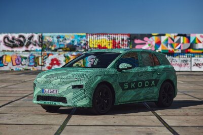 Elroq: So will Skoda die E-Mobilität erschwinglicher machen - Leichte Tarnung: Noch wurde das endgültige Design nicht in allen Details gelüftet.