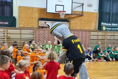 Immer beliebt bei den Kindern KSB Wolf Fredi.