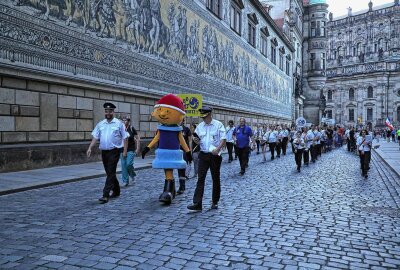 Eröffnung des Deutschen Jugendfeuerwehrtages - Vom 6. bis zum 8. September findet in Dresden der Deutsche Jugendfeuerwehrtag statt und die Deutsche Jugendfeuerwehr begeht gleichzeitig ihr 60-jähriges Bestehen.