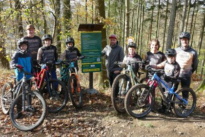 Im Verein ist die Freude über die Eröffnung des Hübler-Trails riesig. Foto: Andreas Bauer