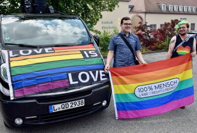 Erster Limbacher Christopher Street Day - Der erste CSD in Limbach. Foto: Steffi Hofmann