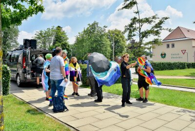 Erster Limbacher Christopher Street Day - Der erste CSD in Limbach. Foto: Steffi Hofmann