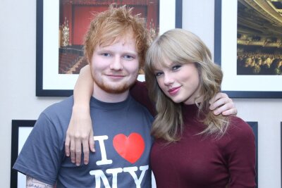 Erstes Konzert nach Terrorschock: Taylor Swift holt in London Megastar auf die Bühne - Ed Sheeran und Taylor Swift, hier auf einem Bild 2013 zu sehen, verbindet eine langjährige Freundschaft.