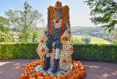 Erstes Kürbisfestival in Lichtenwalde: Schlosspark wird zur Kürbiswelt - Vom 31. August bis 5. November findet das erste Kürbisfestival in Lichtenwalde statt. Foto: Steffi Hofmann