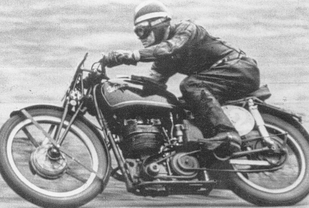 Erstes Motorrad-WM-Rennen heute vor 75 Jahren - Freddie Frith gewann am 13. Juni 1949 den ersten Lauf zu einer Motorrad-WM. Foto: Archiv FIM / Thorsten Horn