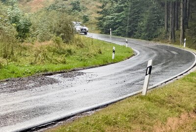 Extreme Regenfälle in Teilen des Erzgebirges: Keller vollgelaufen - In einigen Regionen des Erzgebirges bestand akute Überflutungsgefahr. Foto: Danile Unger