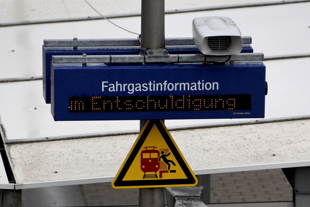 Fahrgastverband Pro Bahn fordert bessere Kommunikation - Der Fahrgastverband Pro Bahn Mitteldeutschland fordert bessere Informationen bei Verkehrsstörungen (Illustration).