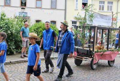 Festumzug zum Finale der Festwoche in Mühltroff - Am Samstag endetet die Festwoche in Mühltroff mit einem Festumzug. Foto: Simone Zeh