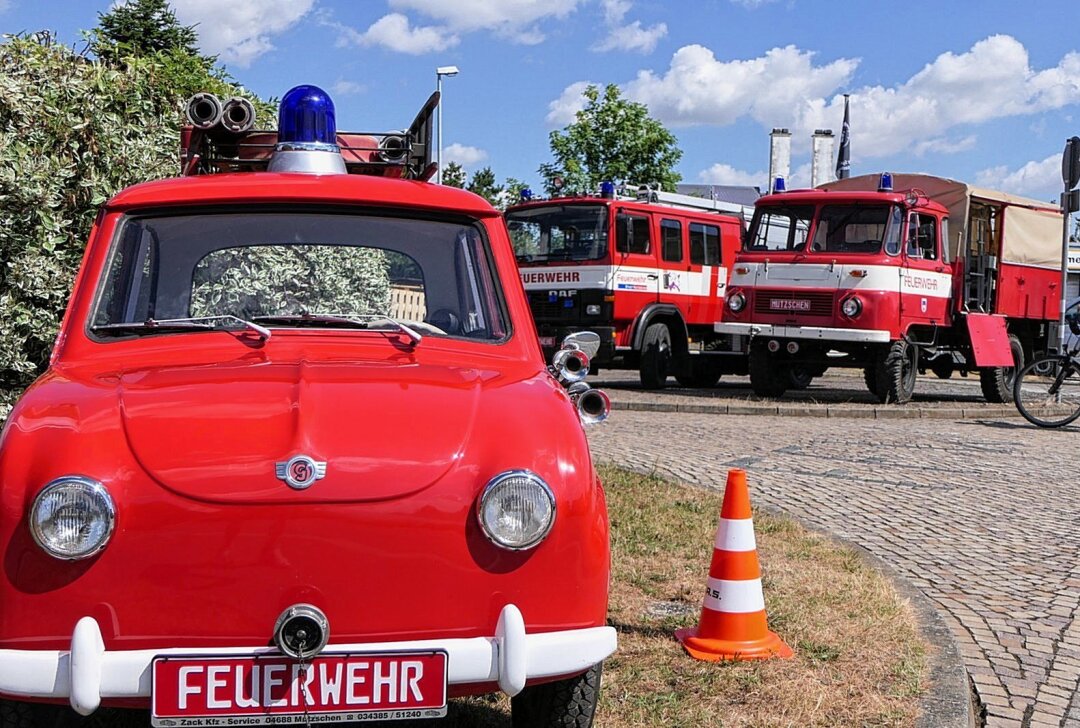 Feuerwehr lädt ein: Tag der offenen Tore und Hoffest in Mutzschen - Am Samstag stehen die Tore der Freiwilligen Feuerwehr für alle offen. Foto: Sören Müller