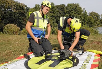 Feuerwehrgroßeinsätze in Chemnitz: Was ist passiert? - Übung am Chemnitzer Schlossteich. Foto: Jan Härtel