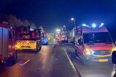 In Unterheinsdorf gab es heute eine Übung der Feuerwehr. Foto: Daniel Unger