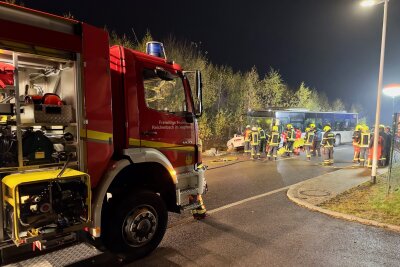 In Unterheinsdorf gab es heute eine Übung der Feuerwehr. Foto: Daniel Unger