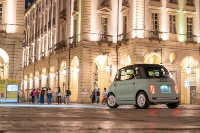 Fiat Topolino: Wenn Verzicht zum Vergnügen wird - Modisch wie eine Handtasche: Wenn man böse wäre, würde man sagen: auch nicht viel größer.