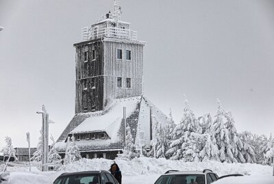 Fichtelberg lockt mit besten Wintersport-Bedingungen - Impressionen vom Fichtelberg- Plateau. Foto: Thomas Fritzsch/PhotoERZ