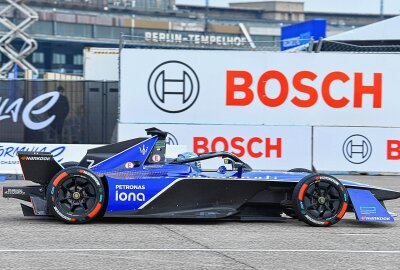 Formel E in Berlin mit Unterstützung vom Sachsenring - Maximilian Günther hatte bei seinem Heimrennen kein Glück. Foto: Thorsten Horn