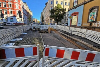 Fortschritte auf der Zietenstraße: Abschnitt wieder befahrbar - Die Arbeiten an der Zietenstraße hatten Mitte November 2022 begonnen. Foto: Harry Härtel