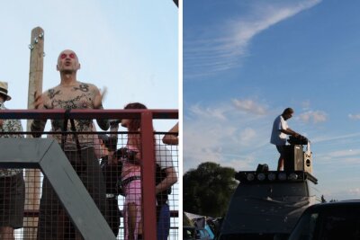 Fotos! Letztes Melt-Festival in Ferropolis mit 150 Künstlern - Fotos vom Melt am ehemaligen Braunkohle-Tagebau-Areal.