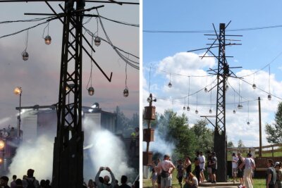 Fotos! Letztes Melt-Festival in Ferropolis mit 150 Künstlern - Fotos vom Melt am ehemaligen Braunkohle-Tagebau-Areal.