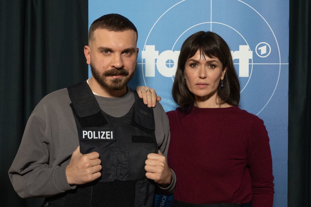 Frankfurter "Tatort"-Team will sympathisch daherkommen - Ermitteln künftig als TV-Polizisten am Main: Die Schauspieler Edin Hasanovic und Melika Foroutan.