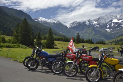 Freiheit auf zwei Rädern: Simson-Gang fährt auf den Großglockner und an Dänemarks Strand - Der Ausblick auf eines der Ziele im 3. Jahr: Der Großglöckner.