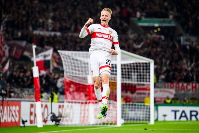 Führich schießt VfB ins Achtelfinale: 2:1 gegen Lautern - Chris Führich hat das Siegtor für Stuttgart erzielt.