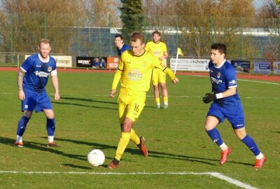 Fußball-Sachsenpokal: Marienberg hofft aufs letzte Viertelfinal-Ticket - Erstmals stand Angreifer Valentin Pohle daheim in der Motor-Startelf.