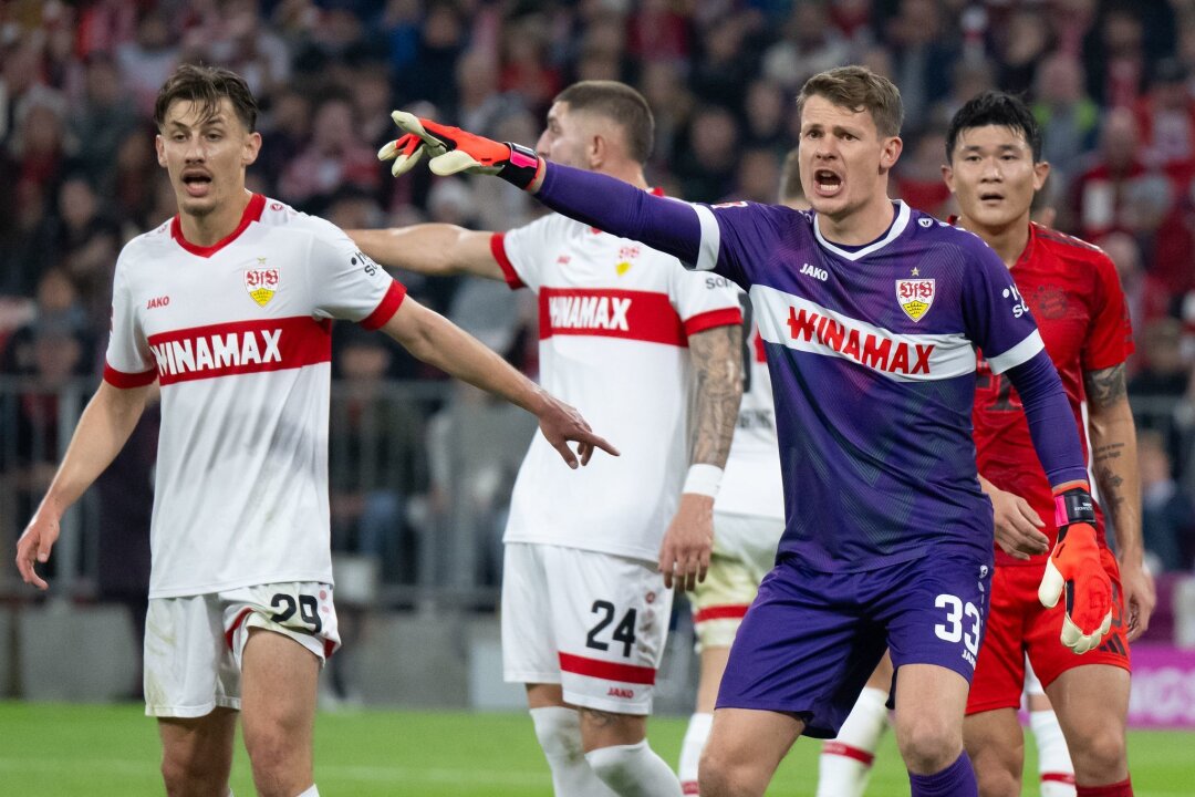 Gefragt, gejagt: Nächster Stresstest für Stuttgart - Am Dienstag sind Alexander Nübel (2. v. r.) und der VfB Stuttgart bei Juventus Turin zu Gast.