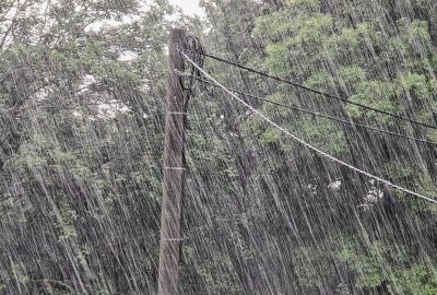 Gewitter mit Starkregen zieht über Mittelsachsen hinweg - Gewitter mit Starkregen über Frankenberg. Foto: Erik Hoffmann