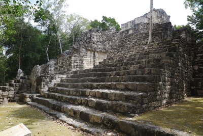 Große Maya-Siedlung im mexikanischen Dschungel entdeckt - Die entdeckte Maya-Siedlung liegt in der Nähe der großen Maya-Stätte von Calakmul, die hier im Bild zu sehen ist. (Archivbild)