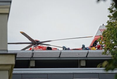 Großeinsatz in Riesaer Nudelfabrik: Mehrere Menschen werden schwer verletzt - Die Polizei ermittelt zu diesem Unfall. Foto: Roland Halkasch