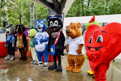 Großes Maskottchentreffen im Küchwald: 27. Ausgabe begeistert Chemnitz - Eine flauschige Tradition: Das Maskottchentreffen im Küchwald. Foto: Steffi Hofmann