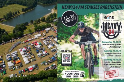 Heavy 24: Radrennen am Stausee Rabenstein in Chemnitz ruft - 24 Stunden, 9 Kilometer und eine Gemeinschaft von über 1.000 Teilnehmern: Hier zählt nicht nur das Rennen, sondern auch der Zusammenhalt.