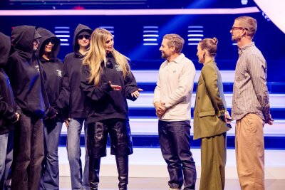 Heidi Klum gewährt einen ersten Blick auf ihre Models - Überraschung! Modelscout Heidi Klum besucht Joko und Klaas.