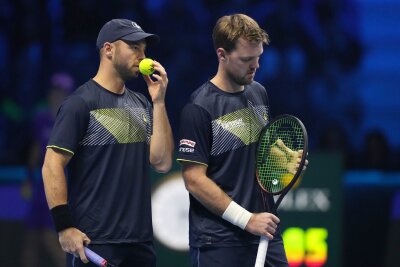 Historisch: Krawietz/Pütz bei Saisonfinale im Halbfinale - Zum ersten Mal qualifizierte sich das Duo Tim Pütz (l) und Kevin Krawietz (r) gemeinsam für das Tennis-Saisonfinale.