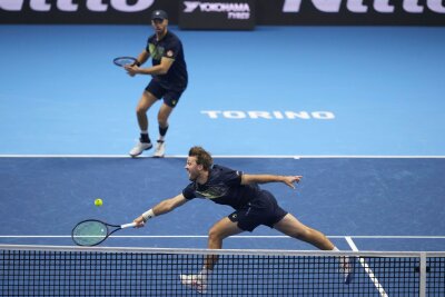 Historisch: Krawietz/Pütz bei Saisonfinale im Halbfinale - Tim Pütz (hinten) und Kevin Krawietz (vorn) treten nach den ATP Finals noch bei der Davis-Cup-Endrunde an.