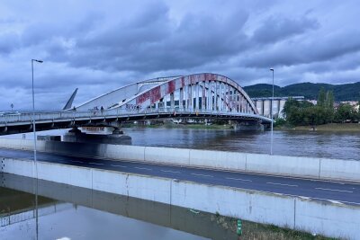 Usti nad Labem erreicht bereits einen Wasserstand von über 6 Meter. Foto: Daniel Unger