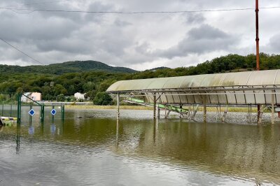 Usti nad Labem erreicht bereits einen Wasserstand von über 6 Meter. Foto: Daniel Unger