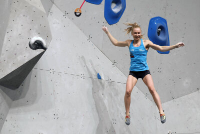 Hoffnungsträger in Paris: Diese Athleten vertreten Sachsen bei Olympia - Lucia Dörffel (Deutscher Alpenverein Sektion Chemnitz) tritt im Sportklettern bei Olympia 2024 in Paris an.