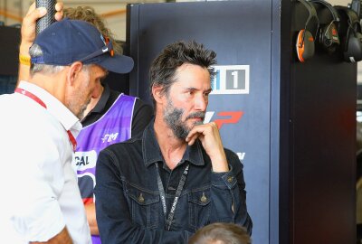 Hollywood-Star Keanu Reeves zu Gast beim Grand Prix am  Sachsenring - Keanu Reeves ist für Filme wie John Wick bekannt. Foto: Juergen Tap