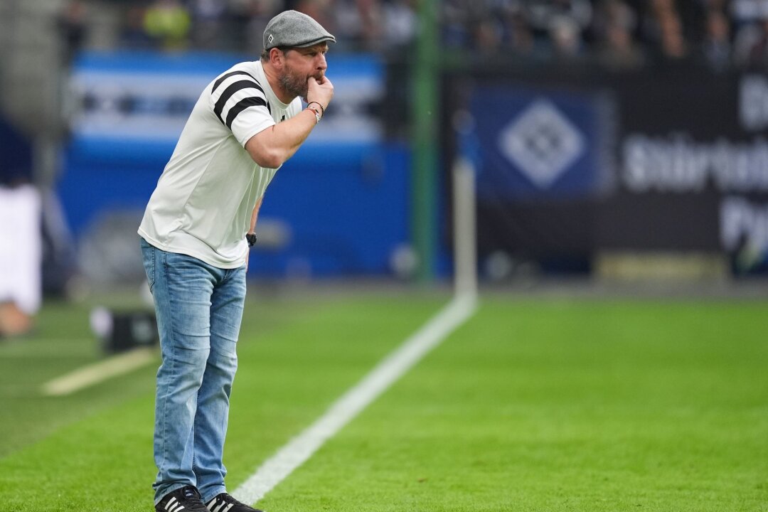 HSV gegen Schalke: Ein zweitklassiger Klassiker - Mahnt zur Realität: HSV-Trainer Steffen Baumgart