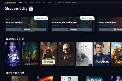 Im Streaming-Dschungel Filme suchen und finden - Übersichtlich: Die Streaming-Suchmaschine "Justwatch.com".